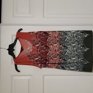 Dress Barn Roz and Ali multicolored sleeveless blouse 1X